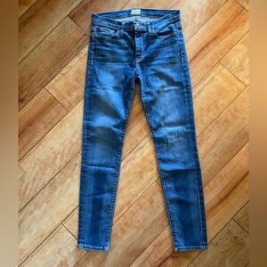 Hudson Jeans Nico Mid-Rise Ankle Skinny Indigo Denim